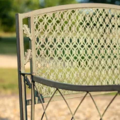 National Trust Oak Leaf Bench, Sage Brown Online