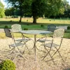 National Trust Oak Leaf Dining Set, Sage Brown New