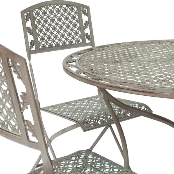 National Trust Oak Leaf Dining Set, Sage Brown New