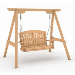 National Trust Oak Swing Chair, 2 Seater Outlet