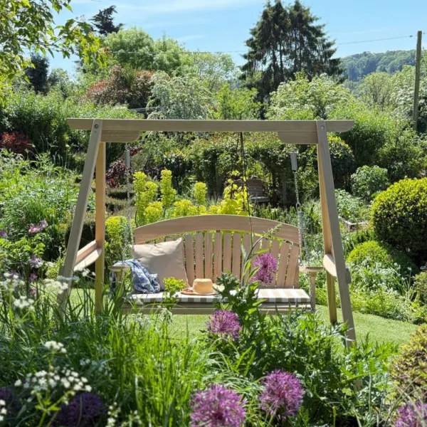 National Trust Oak Swing Chair, 3 Seater Outlet