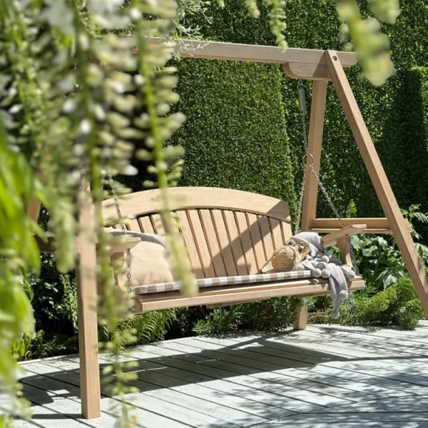 National Trust Oak Swing Chair, 3 Seater Outlet
