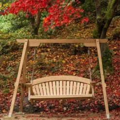 National Trust Oak Swing Chair, 4 Seater Hot