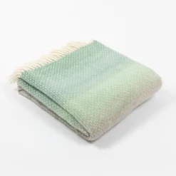 National Trust Ombre Green Throw Best