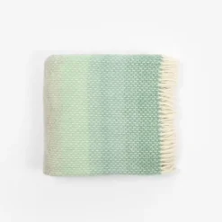National Trust Ombre Green Throw Best