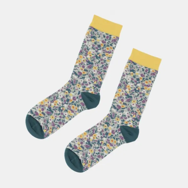 National Trust Quarry Bank Ditsy Floral Bamboo Socks Outlet