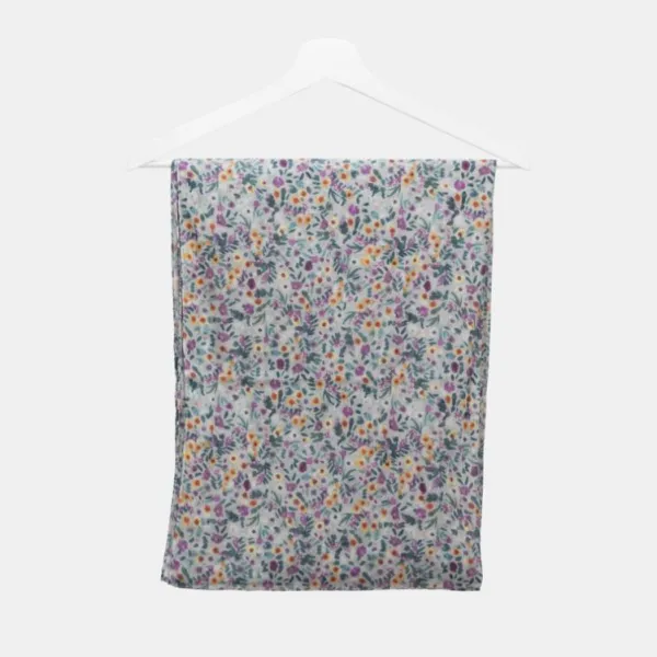 National Trust Quarry Bank Ditsy Floral Organic Cotton Scarf Sale
