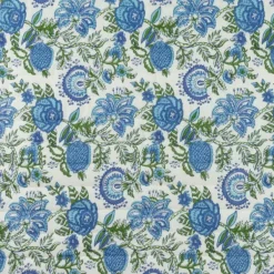 National Trust Quilted Blanket, Block Print Hot