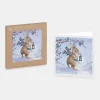 National Trust Rabbit and Lantern Christmas Card Box of 10 Clearance