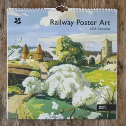 National Trust Railway Poster Art Calendar 2026 Discount
