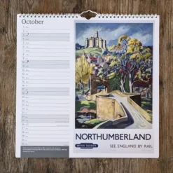 National Trust Railway Poster Art Calendar 2026 Discount