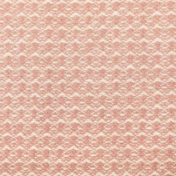 National Trust Riverweave Dusky Pink Throw New
