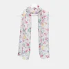 National Trust Tulip Meadow Silk Scarf Clearance