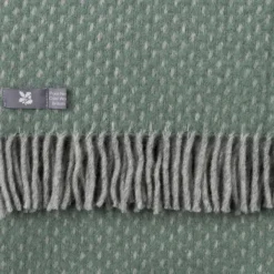 National Trust Twill Throw, Sage Green Outlet