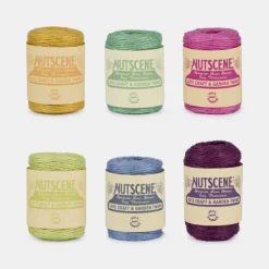 National Trust Nutscene Twine, Assorted Colours, 60m New