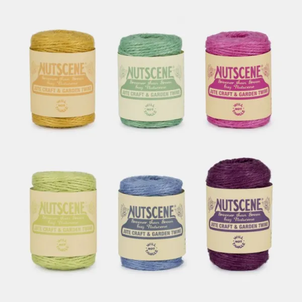 National Trust Nutscene Twine, Assorted Colours, 60m New