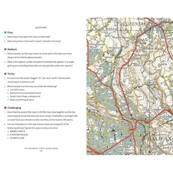 National Trust Ordnance Survey Puzzle Book Clearance