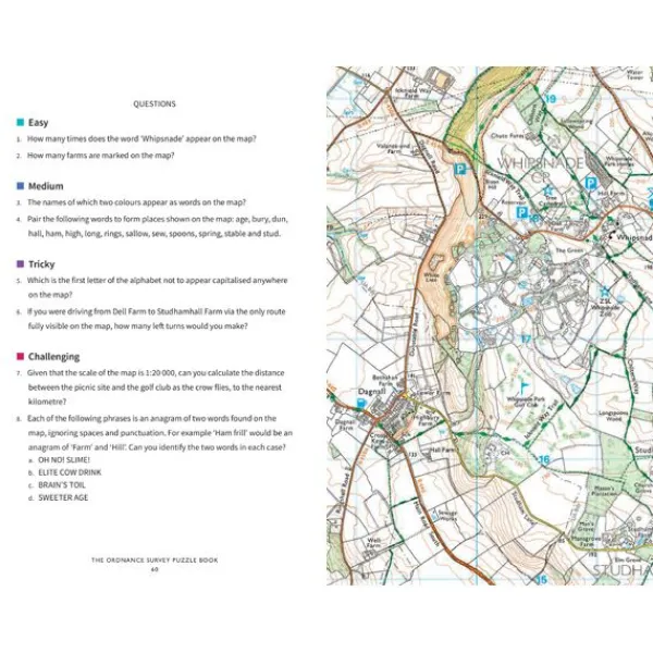 National Trust Ordnance Survey Puzzle Book Clearance