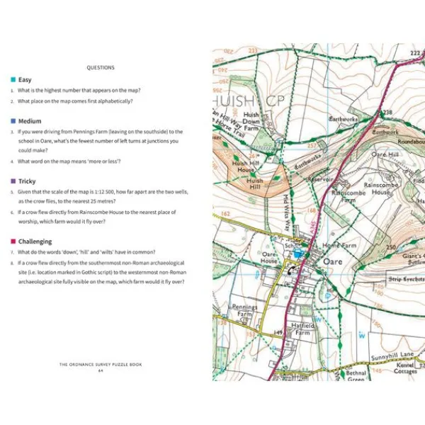 National Trust Ordnance Survey Puzzle Book Clearance