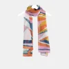 National Trust Peace of Mind Multi Brights Abstract Recycled Repreve Scarf Sale