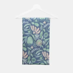 National Trust Peace Of Mind Teal and Blue Meadow Organic Cotton Scarf Clearance