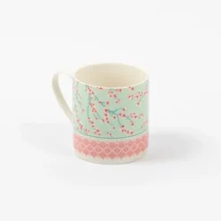 National Trust Pink Blossom Bone China Recycled Mug Outlet
