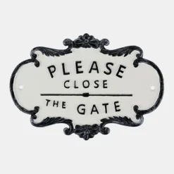 National Trust Please Close the Gate Sign New