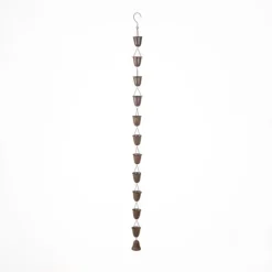 National Trust Rain Chain Ornament, Dark Rust Fashion