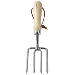 National Trust RHS Stainless Steel Round Tine Fork Best