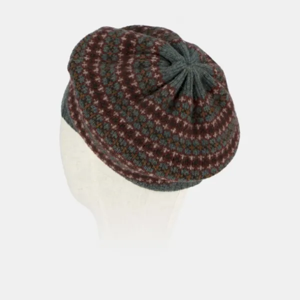National Trust Robert Mackie Fairisle Knit Morar Beret Discount
