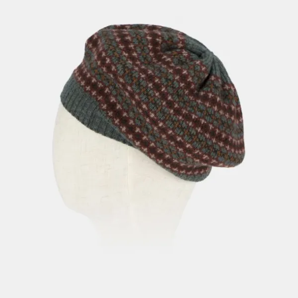 National Trust Robert Mackie Fairisle Knit Morar Beret Discount