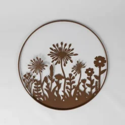 National Trust Round Wall Ornament Wild Flowers Clearance