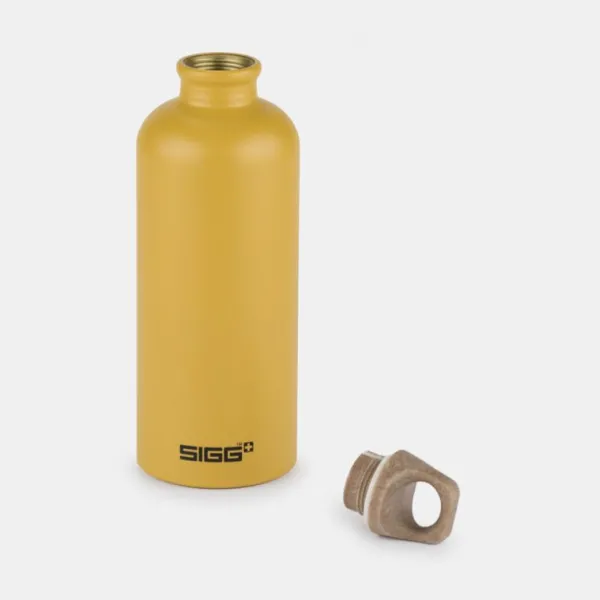National Trust SIGG MyPlanet Mustard Water Bottle, 600ml Clearance