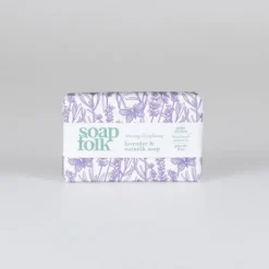 National Trust Soap Folk Lavender and Oatmilk Wrapped Soap Clearance