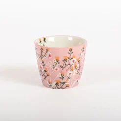 National Trust Stoneware Mug, Pink Wild Daisy Fashion