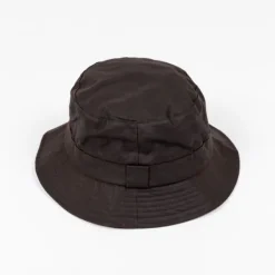 National Trust Tweedmill Brown Drop Brim Waxed Hat Outlet