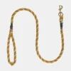 National Trust Tweedmill Rope Dog Lead, Mustard/Grey Best