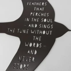 National Trust Wall Ornament, Swallow with Poetry Online