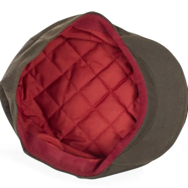 National Trust Waxed Flat Cap Hot