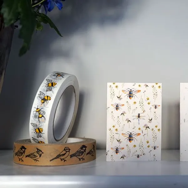 National Trust White Bumblebee Paper Tape Best