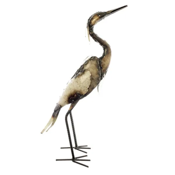 National Trust White Egret Metal Sculpture Sale