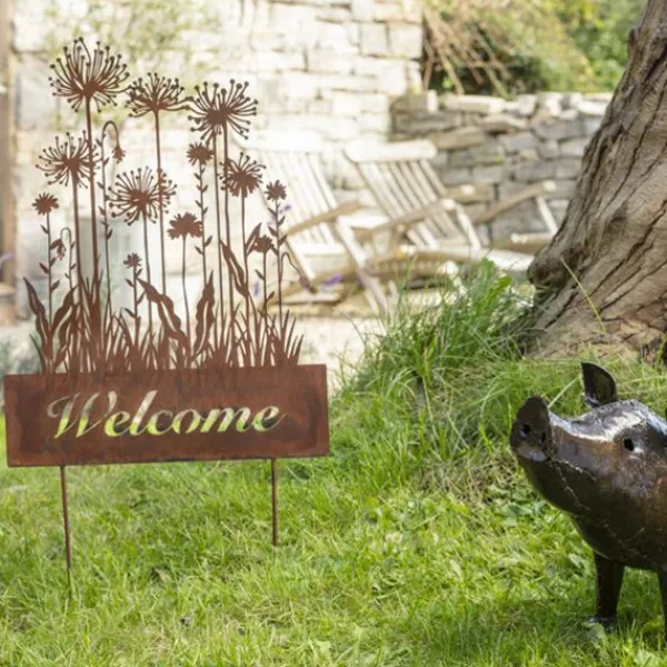 National Trust Wildflower Ground Stake Welcome Sign Best