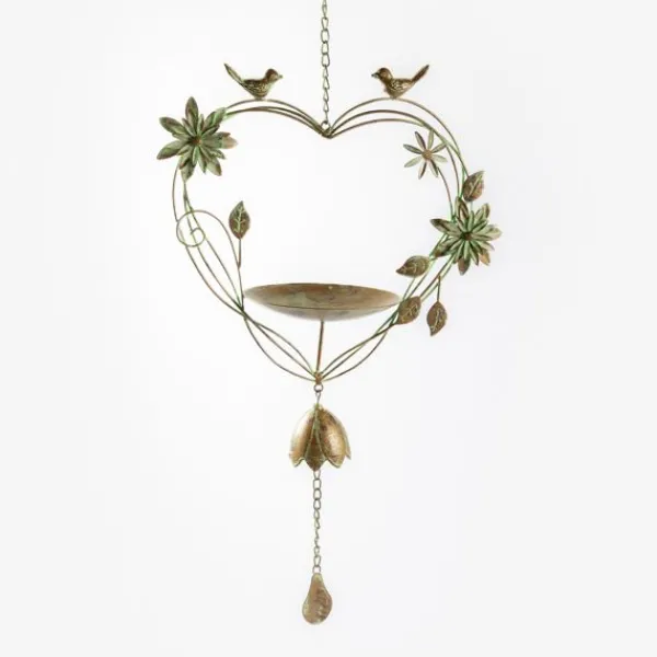 National Trust Wind Chime, Hanging Heart Bird Feeder Outlet