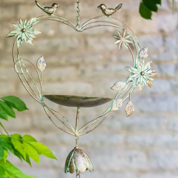 National Trust Wind Chime, Hanging Heart Bird Feeder Outlet