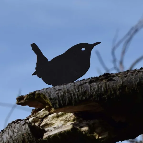 National Trust Wren Silhouette Fence Topper New