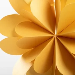 National Trust Yellow Hanging Paper Flower Decoration New